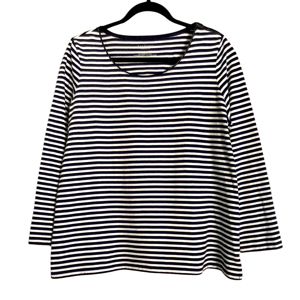 Talbots Women’s Striped Cotton Top 1XP